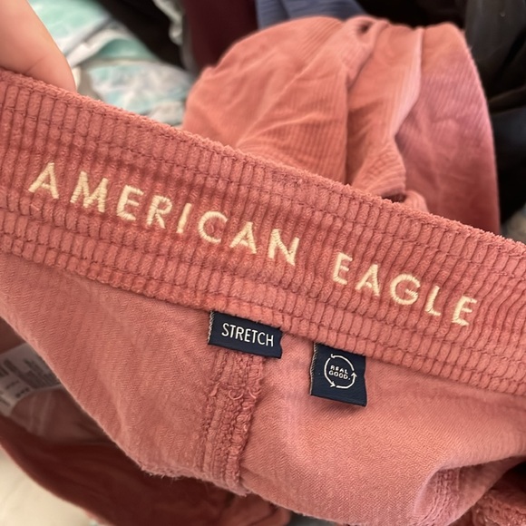 Corduroy Cargo Super High-Rise Baggy Wide Leg Pants from American Eagle - Picture 4 of 6